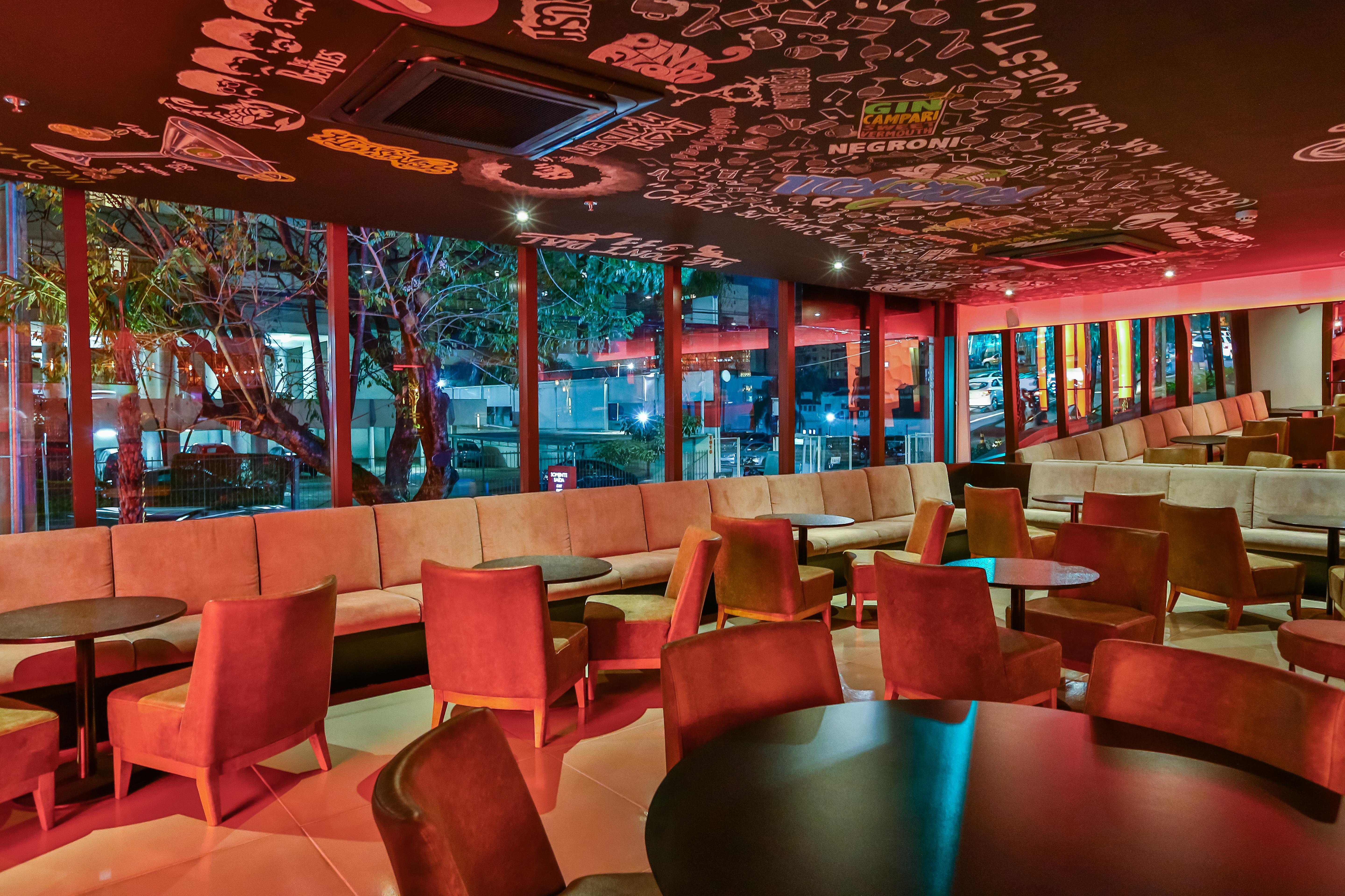 Radisson Red Campinas Hotel Exterior foto Interior of a Starbucks Reserve store in Tokyo, Japan